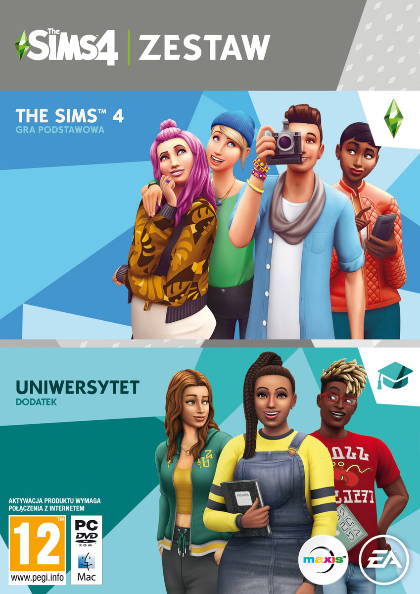 The Sims 4 + The Sims 4 Uniwersytet GRA PC