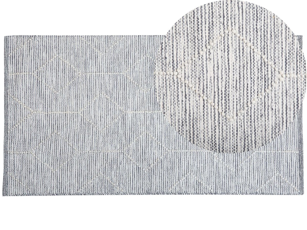 Beliani Dywan krótkowłosy szaro-beżowy 80 x 150 cm EDREMIT