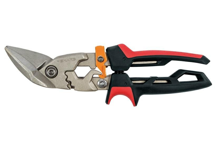 FISKARS Nożyce do cięcia blachy PowerGear wygięte w lewo 1027211 FS1027211