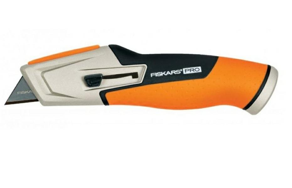 FISKARS Nóż uniwersalny CarbonMax z chowanym ostrzem 1027223 FS1027223