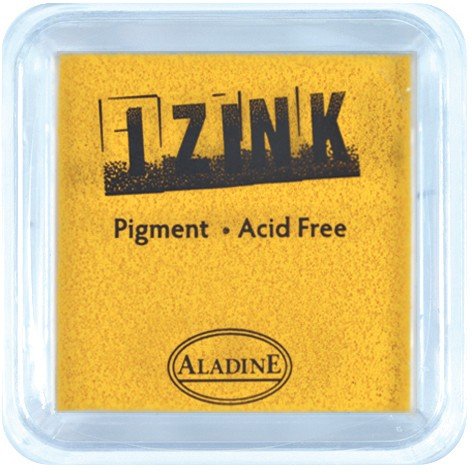 Tusz na papier, do stempli, żółty