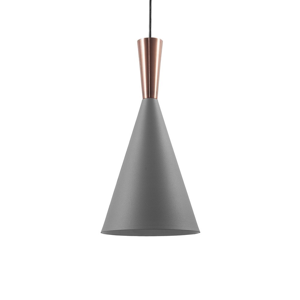 BLmeble Lampa wisząca szaro-miedziana TAGUS