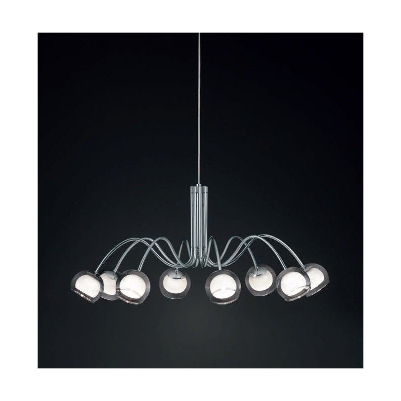 Zdjęcia - Żyrandol / lampa EGLO MALAGON 39149 żyrandol 8x3,3W/LED 3000K 