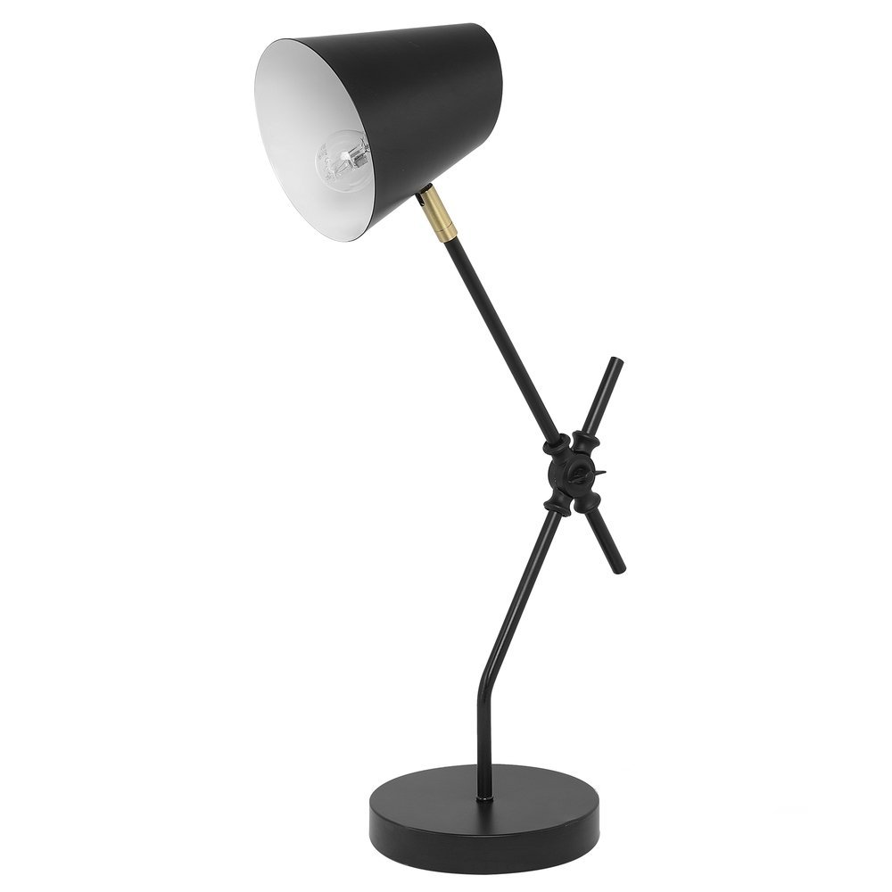 Beliani Lampa stolowa czarna 56 cm HORTON