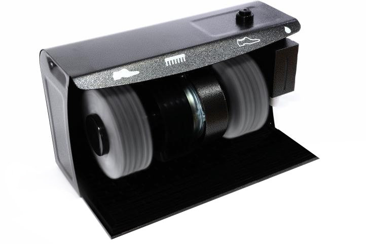 Garthen Maszynka do czyszczenia obuwia - elektryczny pucybut 120 W