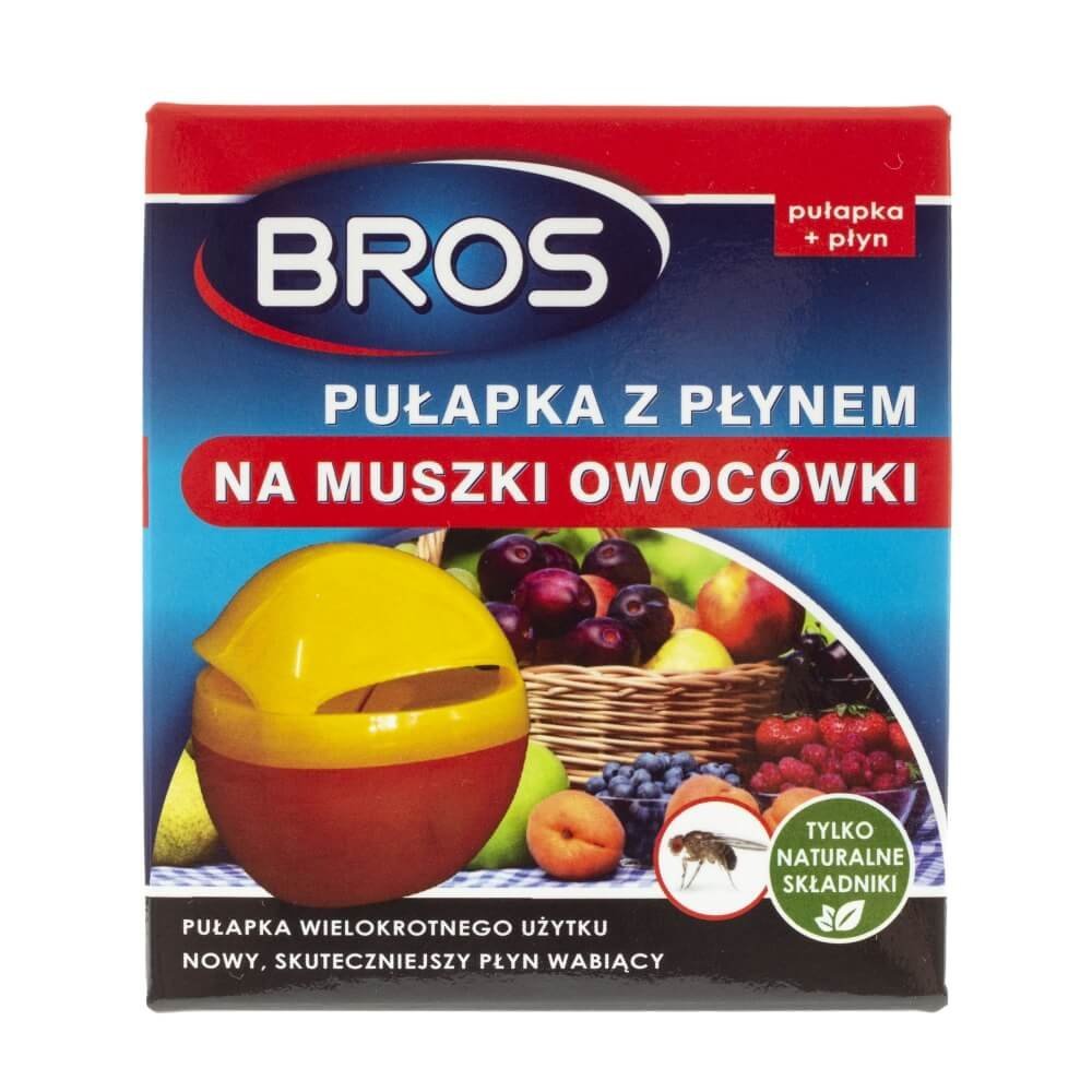 Bros pułapka na muszki owocówki z płynem