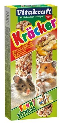Vitakraft KRACKER 2szt d/chomika winogrona/orzechy 112g