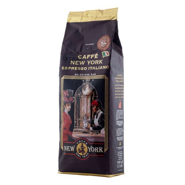 NEW YORK Caffe Extra - Kawa Ziarnista 1kg Świeżo Palona