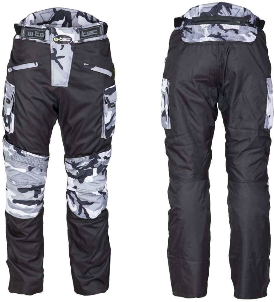 W-TEC Męskie spodnie motocyklowe W-TEC Kaamuf, Black Camo, M 17453-M