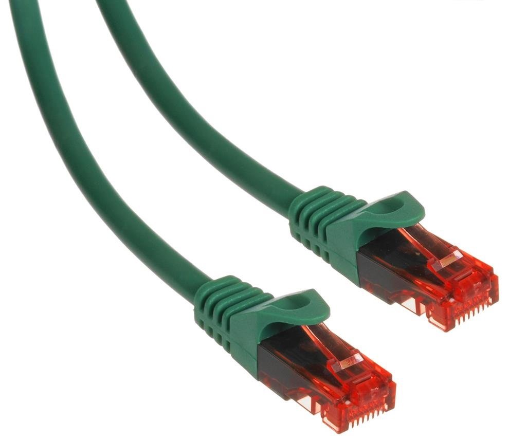 Maclean MCTV-301 G 47268 Przewód kabel patchcord UTP cat6 wtyk-wtyk 1m zielony CEN-47268
