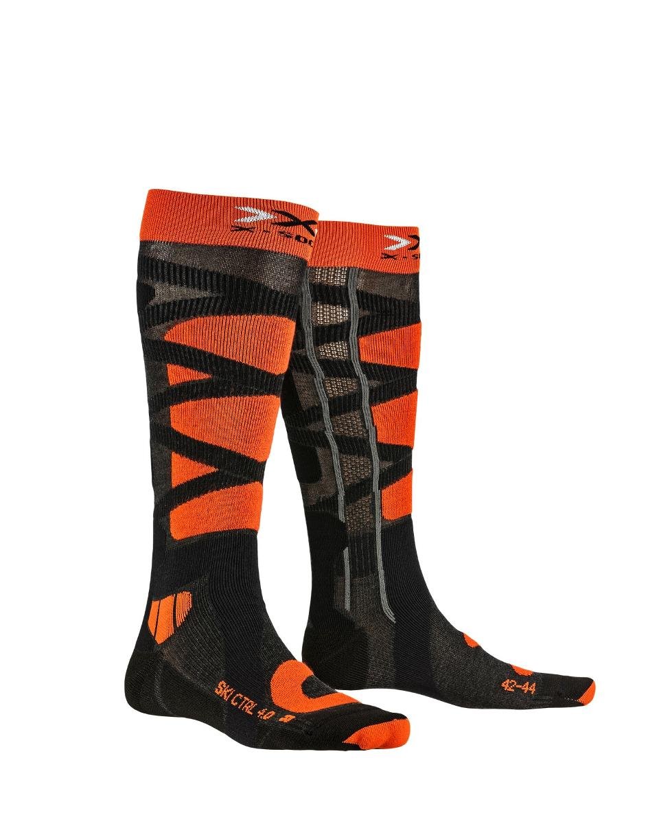 X-Socks, Skarpety narciarskie, Ski Control 4.0, czarny, rozmiar 42/44