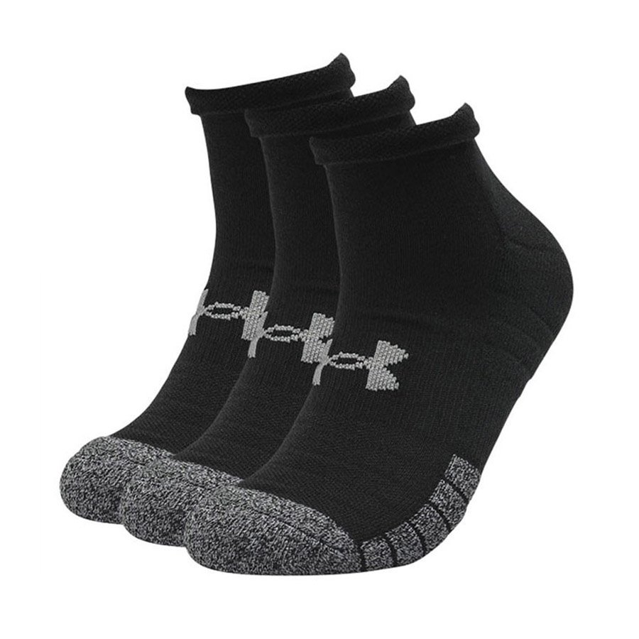 Under Armour, Skarpety męskie, 3-pack, Heatger Locut 1346753 001, czarny, rozmiar 36/42