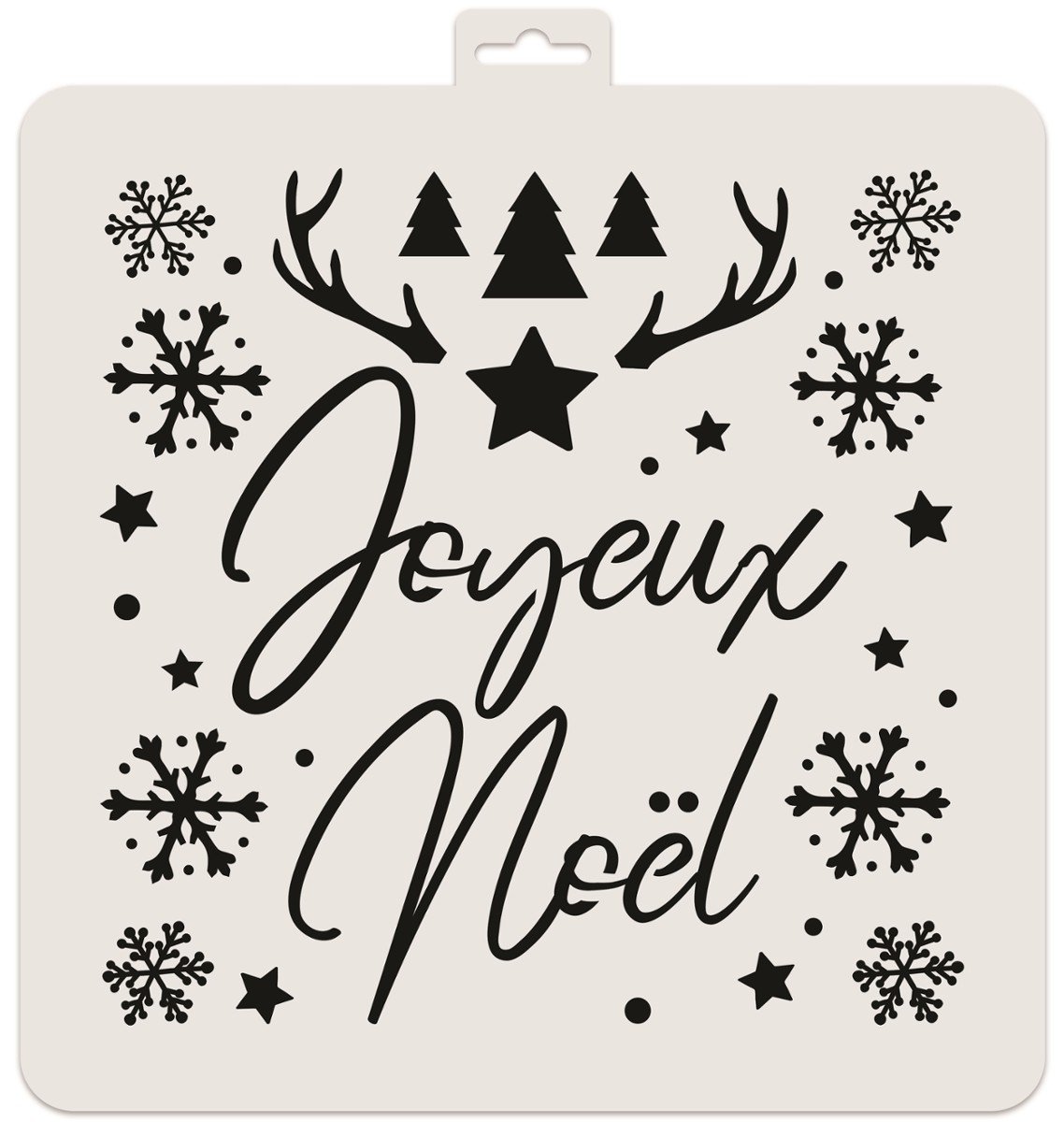 Szablon plastikowy, Joyeux Noel