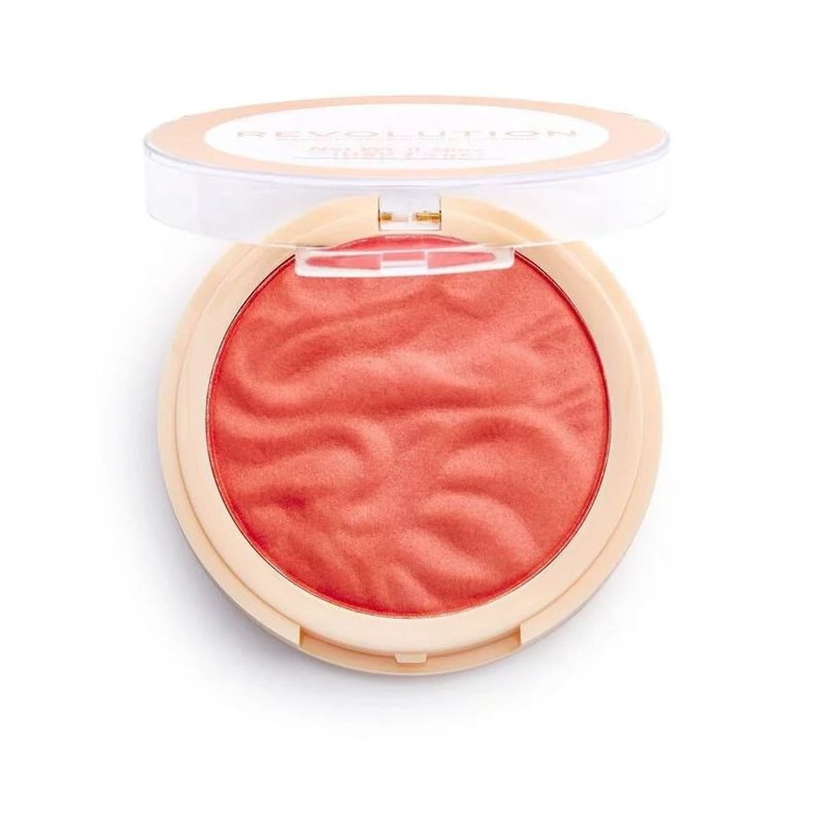 Makeup Revolution Reloaded pudrowy róż dla długotrwałego efektu odcień Baked Peach 7,5 g
