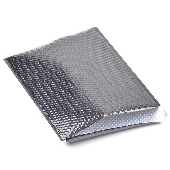 Koperty bąbelkowe, metaliczne, czarne, G17, 100 sztuk