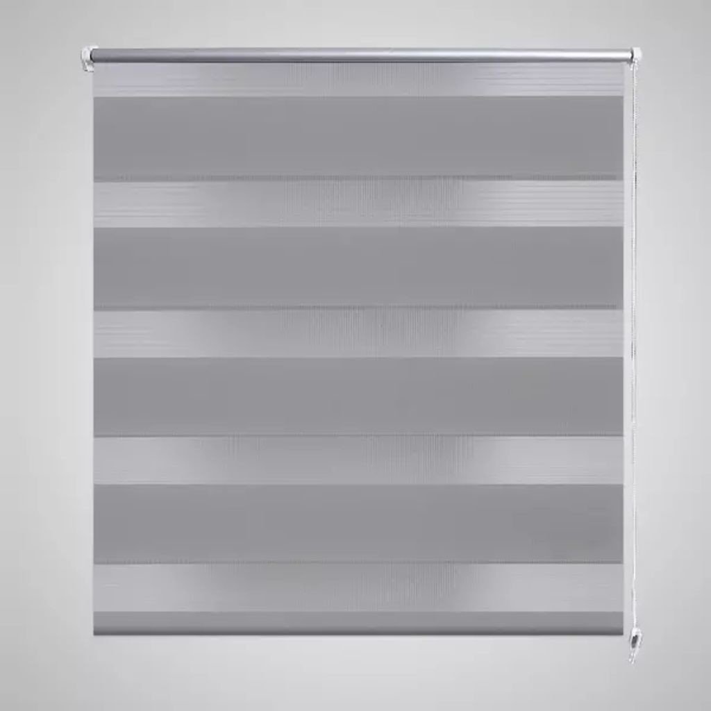vidaXL Roleta Zebra (40x100 cm) Szara