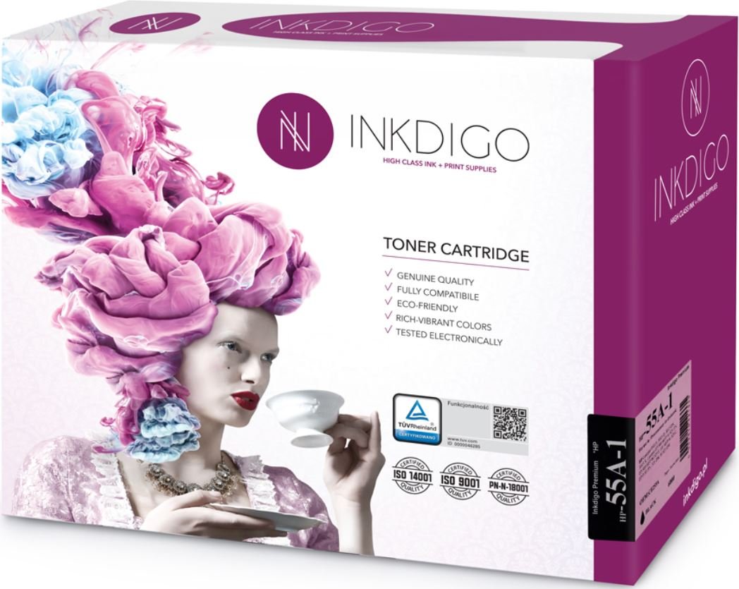Inkdigo Toner Zamiennik INKDIGO HP 55A (CE255A) Czarny HP-55A-1