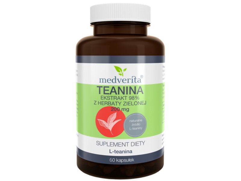 Teanina 200mg MEDVERITA 60 kaps