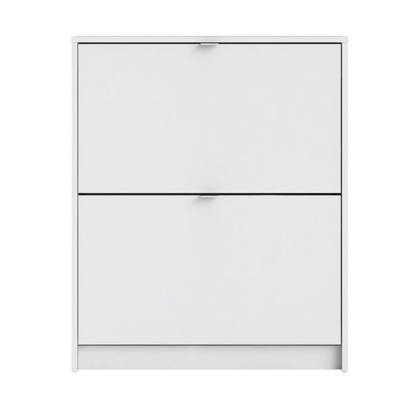 Szafka na buty TVILUM Roma 2D, biała, 24x70x85 cm