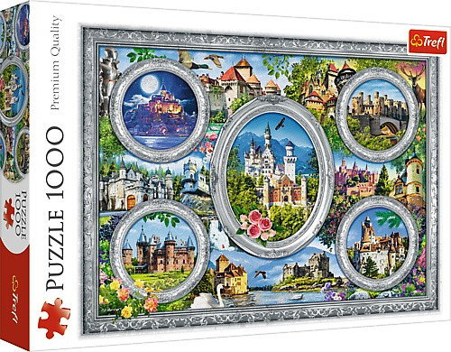 Trefl Puzzle 1000 Zamki Świata