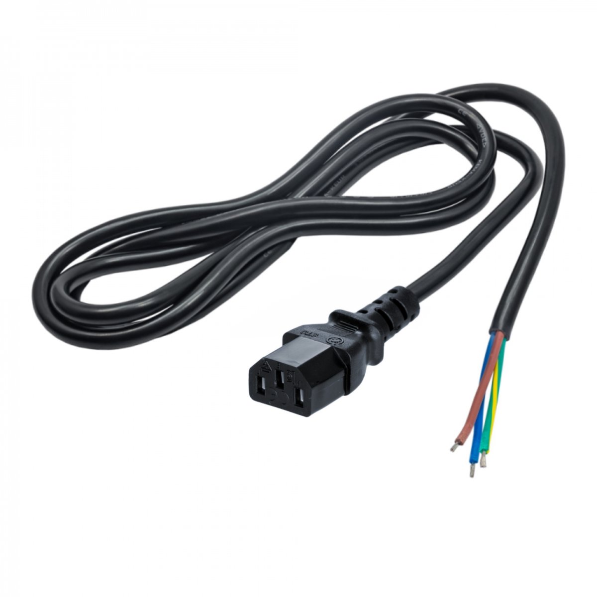 Akyga Kabel AK-OT-02A (C14 F ; 1,5m; kolor czarny) 2_223366