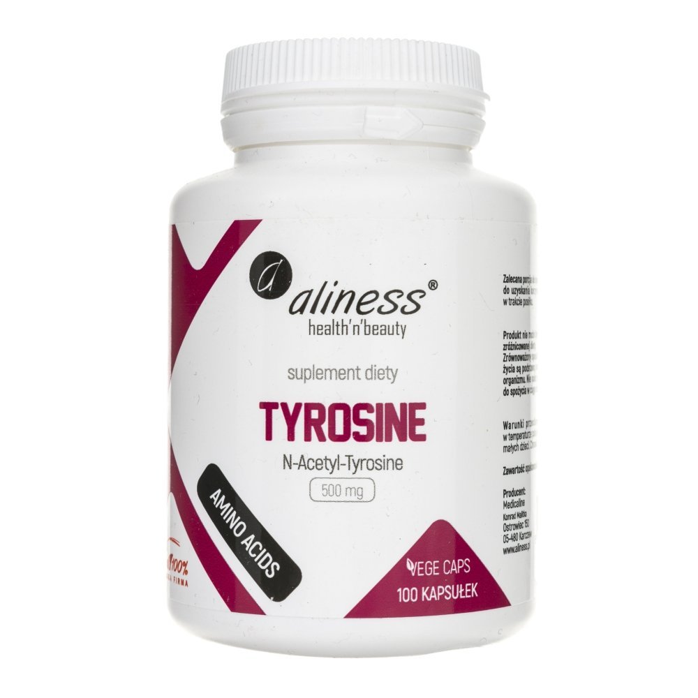 MedicaLine Tyrosine 500mg 100 kaps Aliness N-Acetyl-Tyrosina MC106