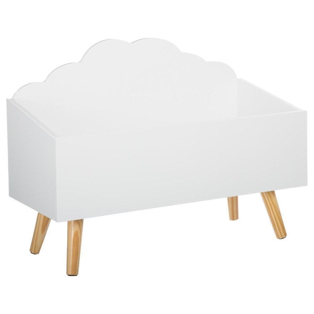 producent niezdefiniowany SCHOWEK kufer na zabawki kolor biały 58 x 28 x 45 cm jja-127156