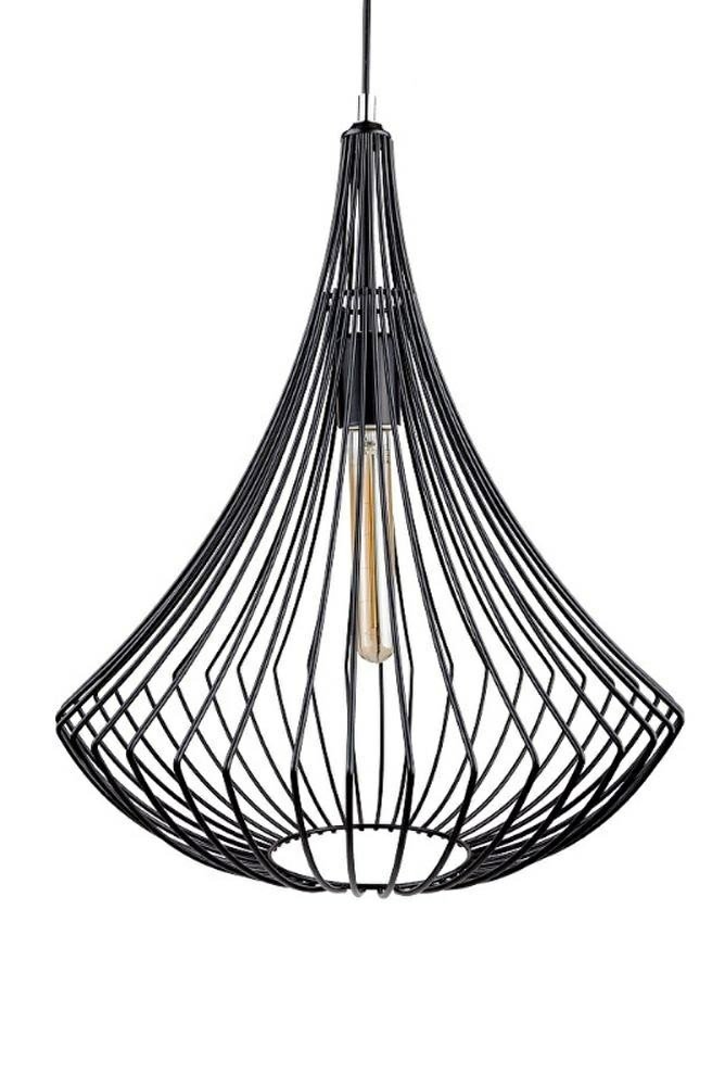 HowHomely Lampa wisząca  Lampa wisząca Clessidra Nera 378-1-A-czarna