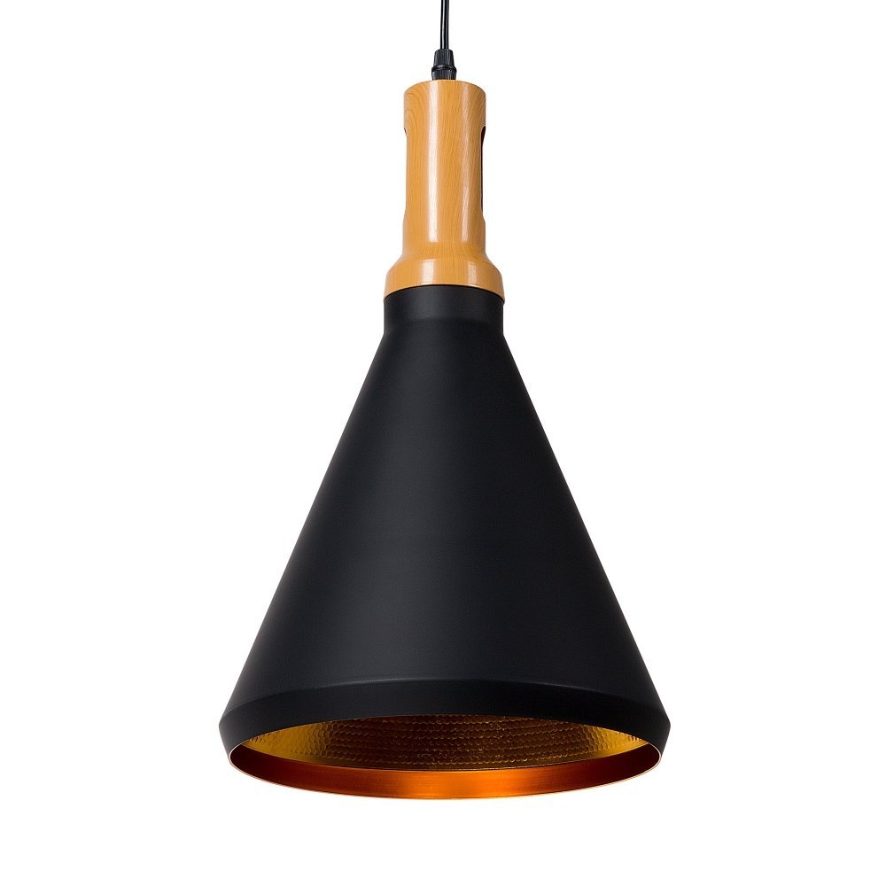 BLmeble Lampa wisząca czarno-złota Irene BLmeble