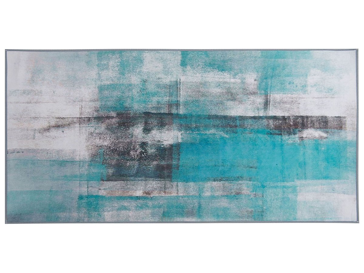 Beliani Dywan niebieski 80 x 150 cm krótkowłosy TRABZON