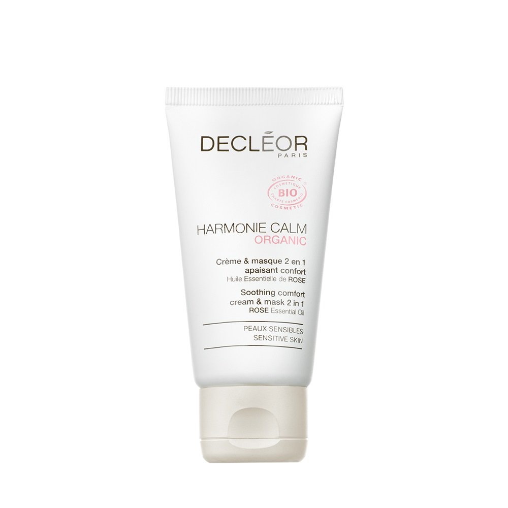 Decleor Harmonie Calm Organic Soothing Comfort 2in1 krem maska 2w1 do skóry wrażliwej i reaktywnej 50ml