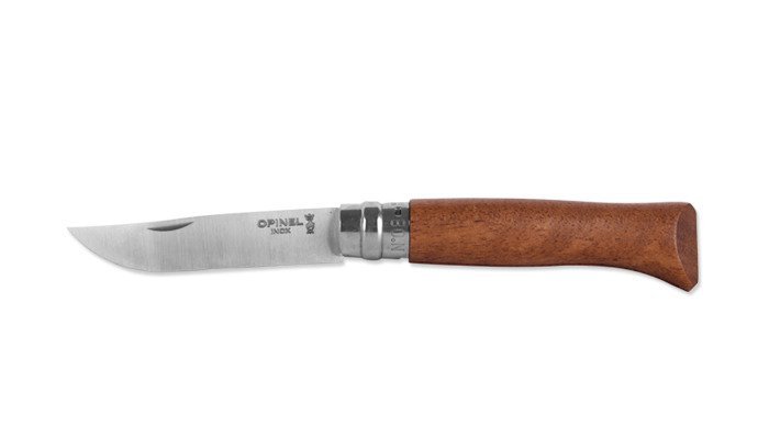 Opinel N 08 Stainless Steel Walnut Handle nóż, beżowy, One Size 002022