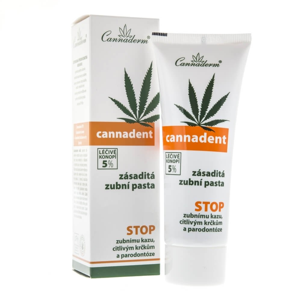 Naturalna pasta do zębów Cannaderm Cannadent