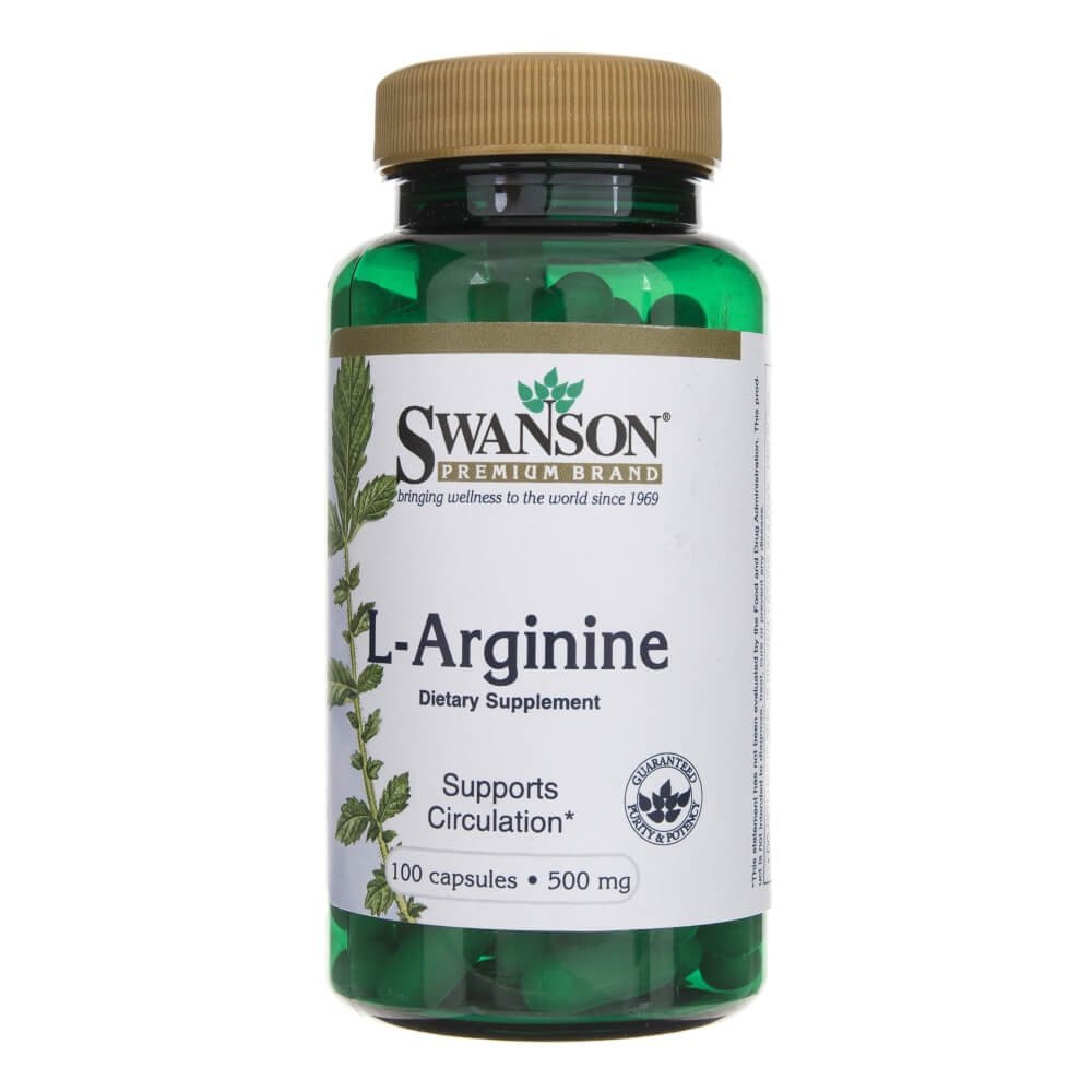 Swanson L-Arginina 500 mg 100 kapsułek (SW852)