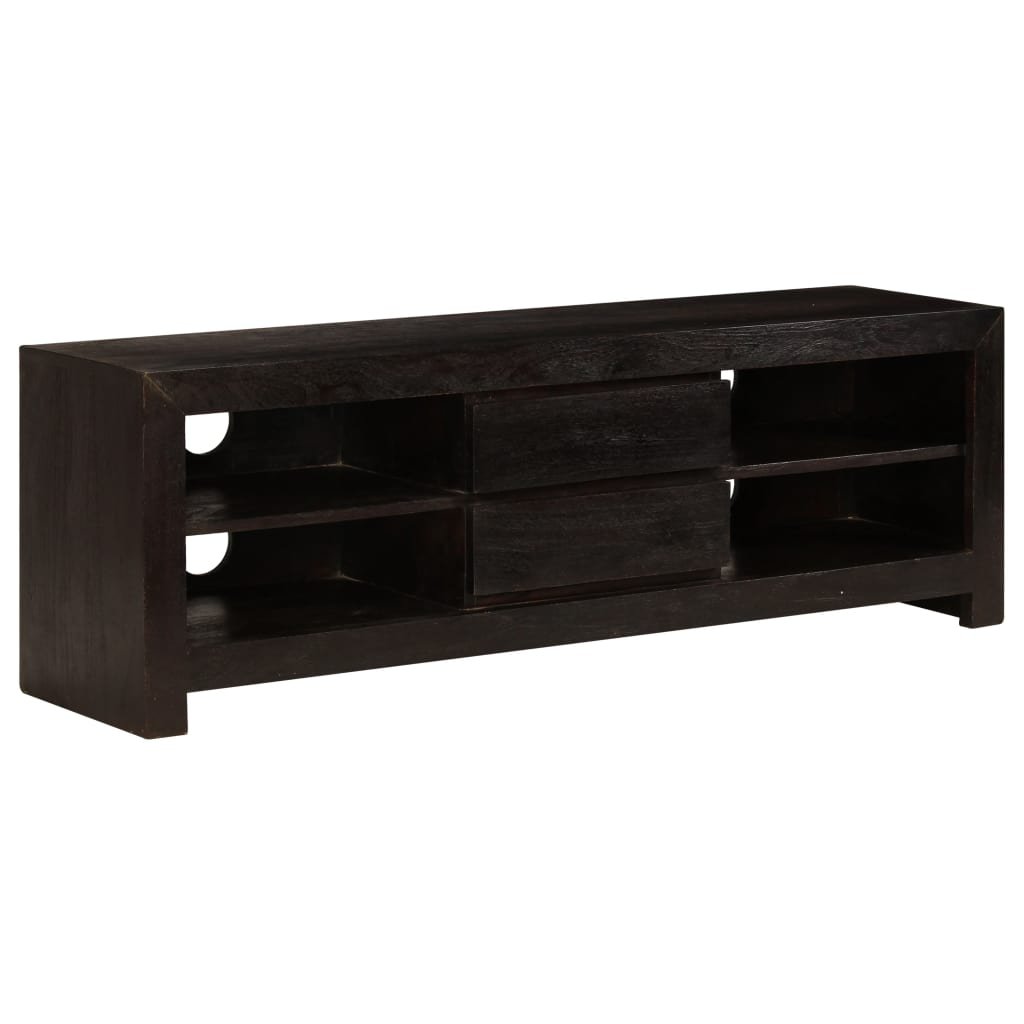 vidaXL Szafka pod TV, drewno akacjowe, 120 x 30 x 40 cm, ciemnobrązowa vidaXL