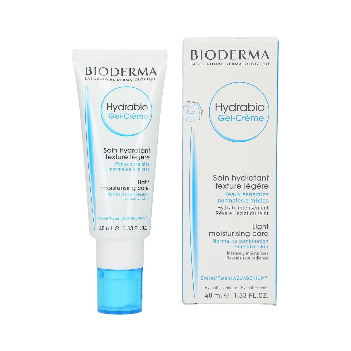 Bioderma hydrabio GEL-CREM lekki krem nawilżający 40ml 70