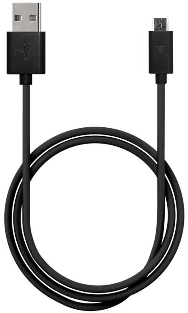 PURO PURO Kabel połączeniowy micro USB na USB 1A 1 m (czarny) MICROUSBCABLE1