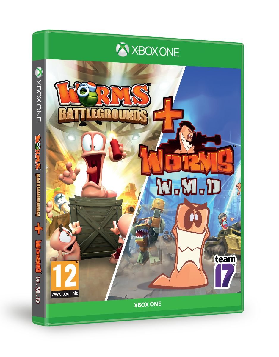 Worms Battlegrounds + Worms W.M.D GRA XBOX ONE