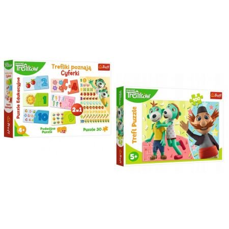 Trefl Puzzle Cyferki Puzzle 90961 Trefliki