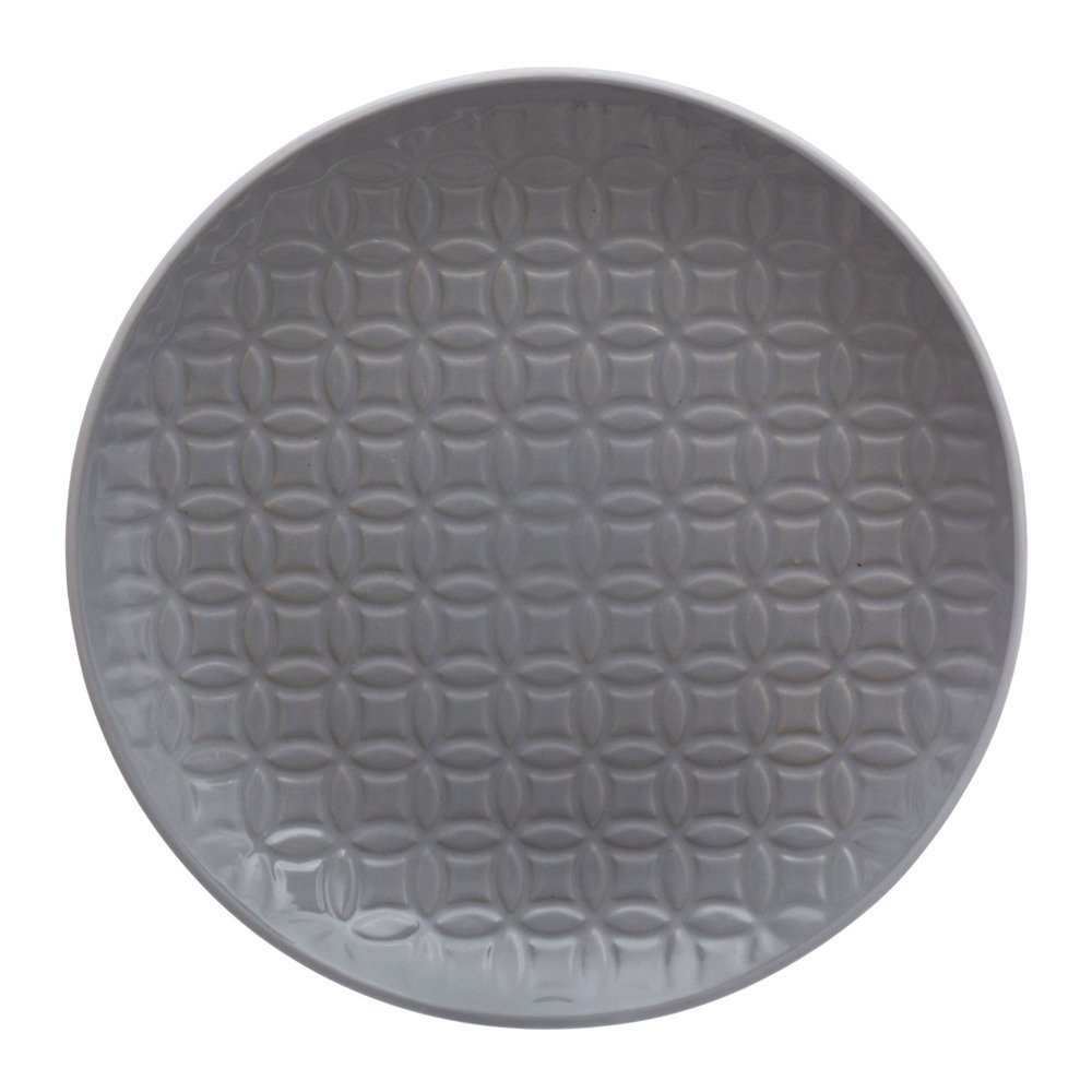Secret de Gourmet Talerz deserowy z ceramiki 21 cm kolor szary 154058A