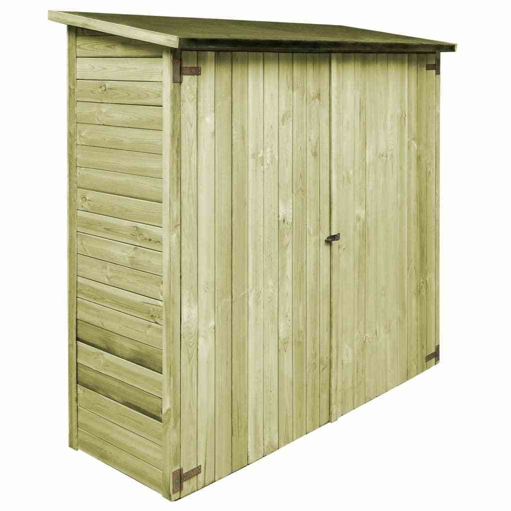 vidaXL Szopa ogrodowa z impregnowanego drewna sosnowego, 192x76x175 cm