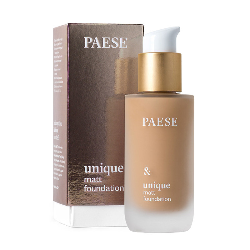 PAESE Unique Matt Pielęgnujący podkład matujący 607N Honey 30ml 46072-uniw