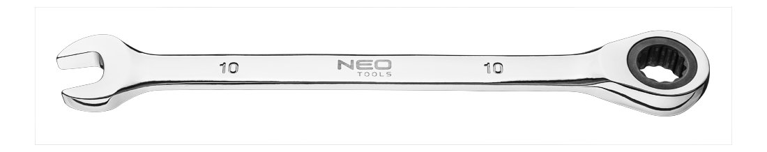 NEO-TOOLS Klucz płasko - oczkowy z grzechotką 10mm 09-064