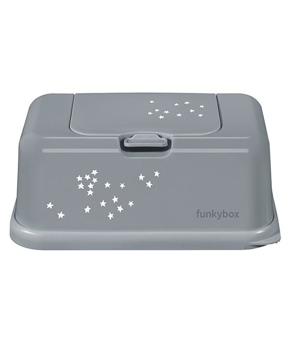 Funkybox - Pojemnik na Chusteczki, Grey Little Stars