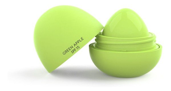 Golden Rose LIP BUTTER - Balsam do ust z filtrem SPF15 - GREEN APPLE GOLBDZSP-EMSP-02