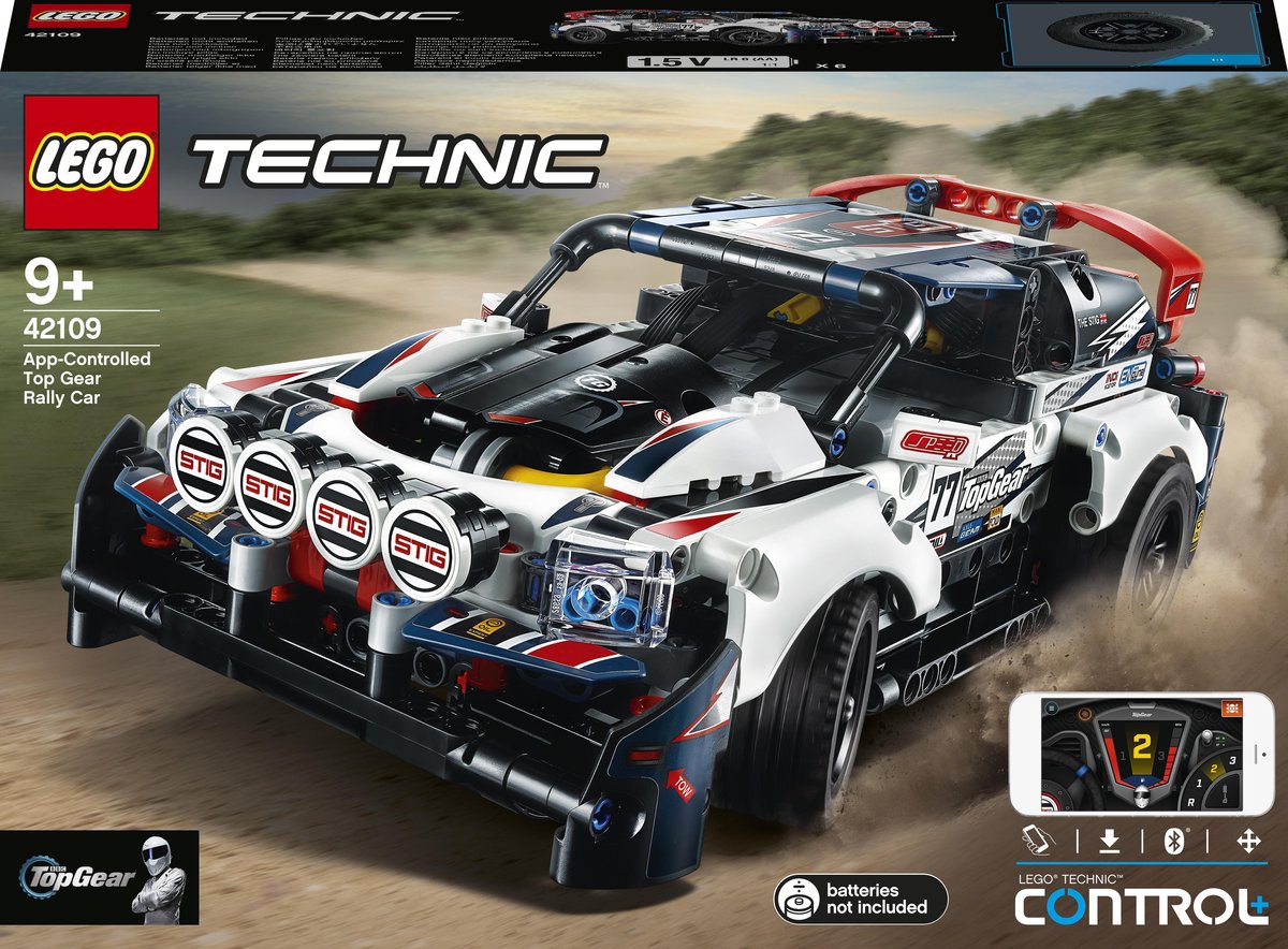 LEGO Technic Auto wyścigowe Top Gear sterowane 42109