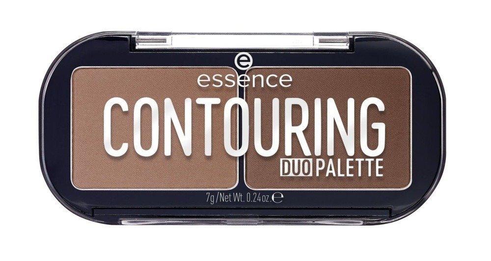 Essence Contouring Duo Paletka do Konturowania 20 Darker Skin 7g