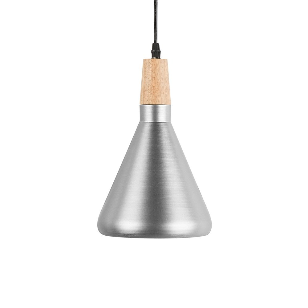 Beliani Lampa wisząca srebrna ARDA