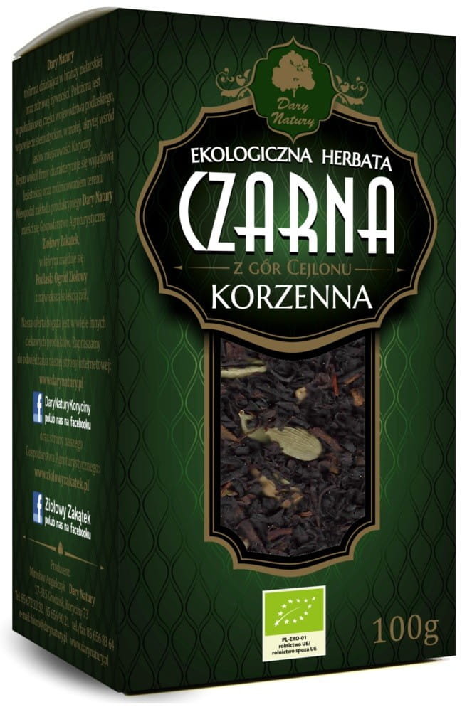 Dary Natury herbata czarna korzenna EKO 100 g