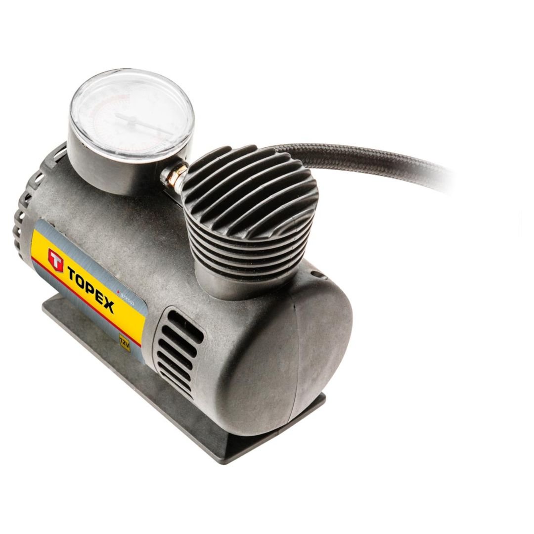 Topex Kompresor samochodowy 12 V z osprzętem TOP-97X501